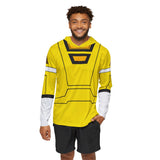 Carranger Yellow Racer Hoodie (Full Print) Super Sentai Custom Lightweight, Breathable, Workout, Pull over, Fitness, Retro
