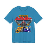 Zyuranger Mecha Tee Custom Graphic Art Cosplay Shirts Rangers Retro Vintage 90s