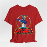 Blue Dairanger Tee  Custom Graphic Art Cosplay Shirts Rangers Retro Vintage 90s
