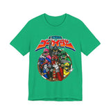 Gokaiger Team Tee Custom Graphic Art Cosplay Shirts Rangers Retro Vintage 90s