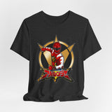 Abaranger Red Tee Custom Graphic Art Cosplay Shirts Rangers Retro Vintage 90s
