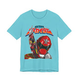 Gokai Homage Tee Custom Graphic Art Cosplay Shirts Rangers Retro Vintage 90s