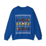 MMPR Ugly Christmas Sweatshirt Custom Graphic Art Cosplay Shirts Rangers Retro Vintage 90s