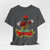Kyoryuger Red Tee Super Sentai T Shirt Custom Graphic Art Cosplay Shirts Rangers Retro Vintage 90s