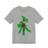Green Samurai Dragon Ranger Tee Custom Graphic Art Cosplay Shirts Rangers Retro Vintage 90s