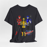 Go Busters team Tee Super Sentai T Shirt Custom Graphic Art Cosplay Shirts Rangers Retro Vintage 90s
