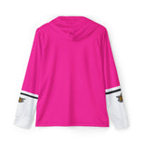 Shinkenger Pink Hoodie (Full Print) Lightweight, Breathable, workout, pull over, fitness Hoodie Super Sentai Custom