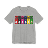 Rangers Tee Custom Graphic Art Cosplay Shirts Rangers Retro Vintage 90s