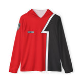 Dekaranger DekaRed Hoodie (Full Print) Lightweight, Breathable, workout, pull over, fitness Hoodie Super Sentai Custom