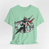 Boukenger Silver Ranger Tee Super Sentai T Shirt Custom Graphic Art Cosplay Shirts Rangers Retro Vintage 90s
