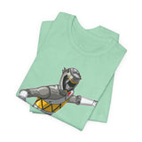 Kyoryuger Kyoryu Grey Tee Super Sentai T Shirt Custom Graphic Art Cosplay Shirts Rangers Retro Vintage 90s