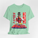 Megaranger Red Tee Custom Graphic Art Cosplay Shirts Rangers Retro Vintage 90s