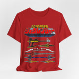 Ranger Gear Tee Super Sentai T Shirt Custom Graphic Art Cosplay Shirts Rangers Retro Vintage 90s