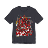 Sentai Front and Back Tee  Custom Graphic Art Cosplay Shirts Rangers Retro Vintage 90s