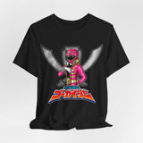 Gokai PInk Tee Super Sentai T Shirt Custom Graphic Art Cosplay Shirts Rangers Retro Vintage 90s