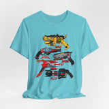 Sentai Blasters Tee Super Sentai T Shirt Custom Graphic Art Cosplay Shirts  Retro Vintage 90s