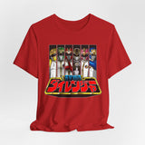 Dairanger Team Tee Super Sentai T Shirt Custom Graphic Art Cosplay Shirts Rangers Retro Vintage 90s