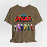 Dairanger keys Tee Super Sentai T Shirt Custom Graphic Art Cosplay Shirts Rangers Retro Vintage 90s