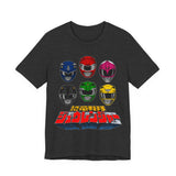 Zyuranger Team Tee Custom Graphic Art Cosplay Shirts Rangers Retro Vintage 90s