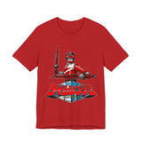 Time Red Tee Super Sentai T Shirt Custom Graphic Art Cosplay Shirts Rangers Retro Vintage 90s