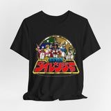 Dairanger Tee Super Sentai T Shirt Custom Graphic Art Cosplay Shirts Rangers Retro Vintage 90s