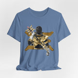 Gold Ranger Tee Super Sentai T Shirt Custom Graphic Art Cosplay Shirts Rangers Retro Vintage 90s