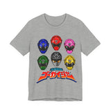 Gokaiger Gokai Helmet Tee Custom Graphic Art Cosplay Shirts Rangers Retro Vintage 90s