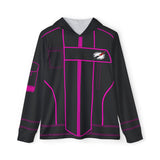 Overdrive Pink Ranger Hoodie (Full Print) Lightweight, Breathable, workout, pull over, fitness Hoodie (Full Print) Super Sentai Custom