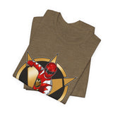 Abaranger Red Tee Custom Graphic Art Cosplay Shirts Rangers Retro Vintage 90s