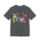 Once a Ranger Tee Super Sentai T Shirt Custom Graphic Art Cosplay Shirts Rangers Retro Vintage 90s