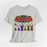 Dairanger keys Tee Super Sentai T Shirt Custom Graphic Art Cosplay Shirts Rangers Retro Vintage 90s