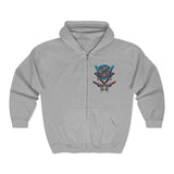 Gokaiger Full Zip Hoodie Custom Graphic Art Cosplay Shirts Rangers Retro Vintage 90s