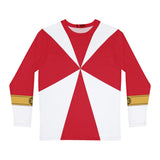 GoGo Five Red Long Sleeve Shirt (Full Print) Custom Graphic Art Cosplay Shirts Rangers Retro Vintage 90s