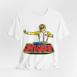 Yellow Dairanger Tee Super Sentai T Shirt Custom Graphic Art Cosplay Shirts Rangers Retro Vintage 90s