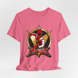Abaranger Red Tee Custom Graphic Art Cosplay Shirts Rangers Retro Vintage 90s