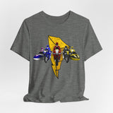 Battle Bikes Vintage Style Tee Super Sentai T Shirt Custom Graphic Art Cosplay Shirts Rangers Retro Vintage 90s