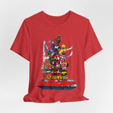 Zyuranger Mecha Tee Custom Graphic Art Cosplay Shirts Rangers Retro Vintage 90s