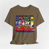 Zyuranger Tee Custom Graphic Art Cosplay Shirts Rangers Retro Vintage 90s