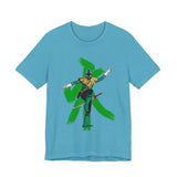 Green Samurai Dragon Ranger Tee Custom Graphic Art Cosplay Shirts Rangers Retro Vintage 90s