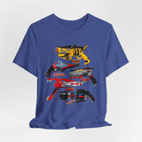 Sentai Blasters Tee Super Sentai T Shirt Custom Graphic Art Cosplay Shirts  Retro Vintage 90s