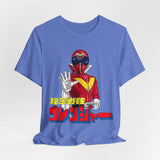 Akarenger Tee Super Sentai T Shirt Custom Graphic Art Cosplay Shirts Rangers Retro Vintage 90s