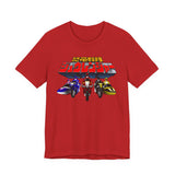 Zyuranger Bikes Tee Super Sentai T Shirt Custom Graphic Art Cosplay Shirts Power Rangers Retro Vintage 90s