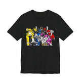 Once a Ranger Tee Super Sentai T Shirt Custom Graphic Art Cosplay Shirts Rangers Retro Vintage 90s