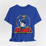 Blue Dairanger Tee  Custom Graphic Art Cosplay Shirts Rangers Retro Vintage 90s