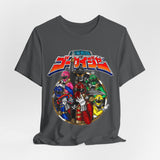 Gokaiger Team Tee Custom Graphic Art Cosplay Shirts Rangers Retro Vintage 90s