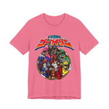 Gokaiger Team Tee Custom Graphic Art Cosplay Shirts Rangers Retro Vintage 90s