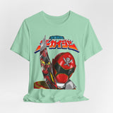 Gokai Homage Tee Custom Graphic Art Cosplay Shirts Rangers Retro Vintage 90s