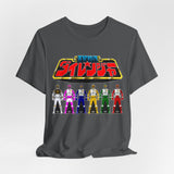 Dairanger keys Tee Super Sentai T Shirt Custom Graphic Art Cosplay Shirts Rangers Retro Vintage 90s