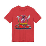 Pink Zyuranger Tee Super Sentai T Shirt Custom Graphic Art Cosplay Shirts Rangers Retro Vintage 90s