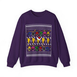 MMPR Ugly Christmas Sweatshirt Custom Graphic Art Cosplay Shirts Rangers Retro Vintage 90s